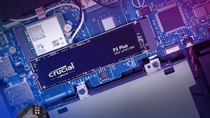 Crucial P3 Plus 1TB PCIe Gen4 3D NAND NVMe M.2 SSD for fast storage and reliable performance