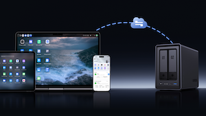 UGREEN NASync DXP2800 2-Bay Desktop NAS with Intel N100, 8GB RAM, 2.5GbE, M.2 NVMe, 4K HDMI, and secure private cloud