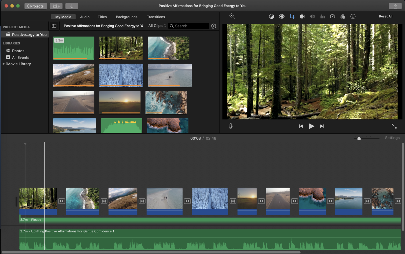 iMovie final compilation